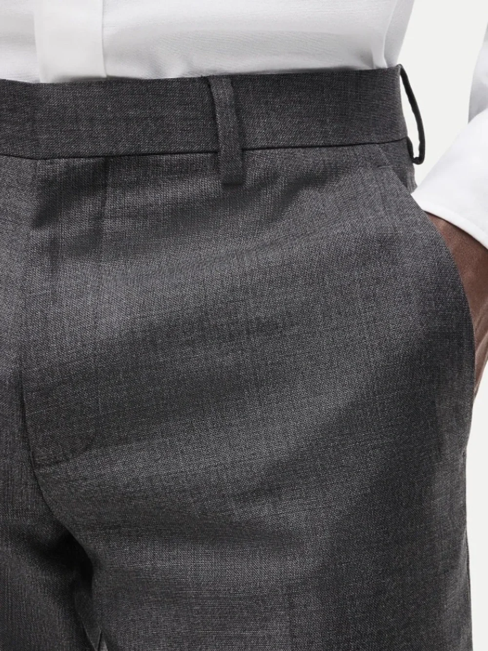 J crew charcoal Ludlow Slim-fit suit pant in Italian worsted wool $250